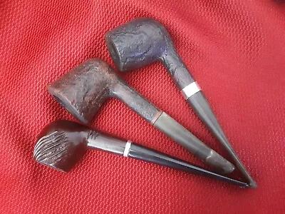 Lot Of 3 Pipes Wilbur B.Driver Co.Medico Imported Briar London England.Vintage • $61