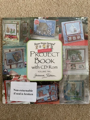 £6.99 • Buy House Mouse Desgins - Joanna Sheen, Christmas Project Book With CD- New
