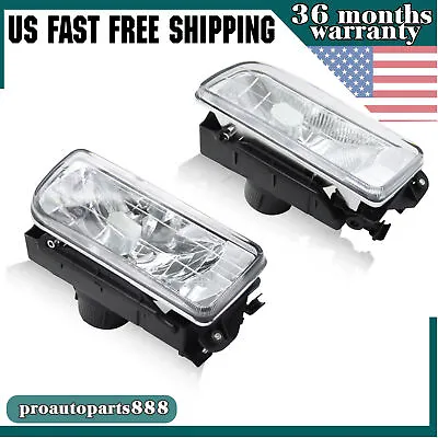 Fog Lights For 1992-1999 BMW E36/M3 3 Series Clear Glass Lens Lamp 55W Pair • $30.92