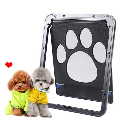 Small Dog Cat Screen Window Door Magnetic Flap Screen Automatic Locking Gate • $9.51