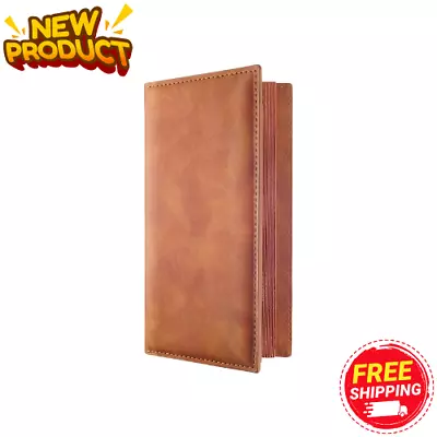 Checkbook Cover - Premium Leather Check Book Holder Wallet With RFID Blocking • $14.29