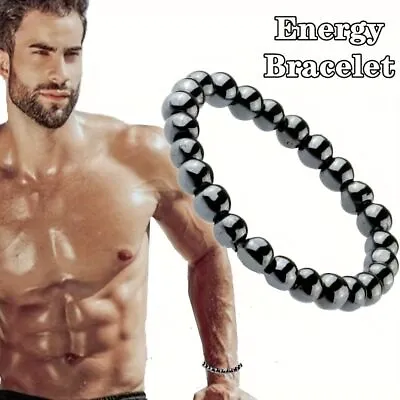 Man Magnetic Hematite And Tiger Eye Bracelets For Weight Loss And Energy Boost • $6.99