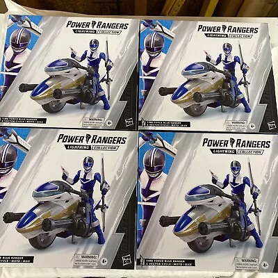 4! Power Rangers Lightning Collection Time Force 6  Blue Ranger & Vector Cycle • $79.99