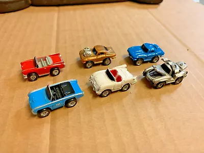 Lot Of 6 1987 Micro Machines Mercedes Gullwing Corvette Cadillac T Bird NM Shape • $29.99