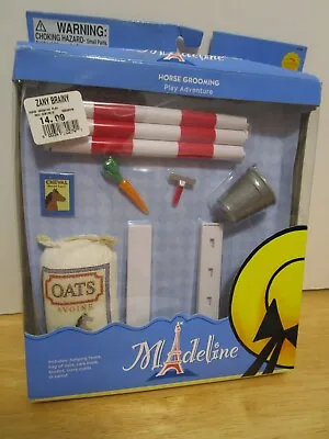 8  Madeline Doll HORSE GROOMING  Set   Learning Curve   New In Box    2002 • $15.99