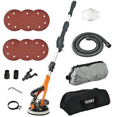 MAXXT Drywall Sander 820W Variable Speed Auto Vacuum System LED Strip Light • $114.99