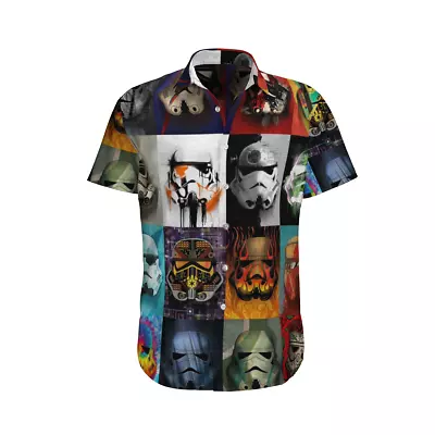 Disney Star Wars Empire All Hawaiian Summer Party Shirt Buttom Down Shirt • $13.99
