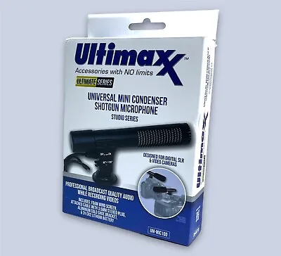 Ultimaxx Universal Mini Condenser Shotgun Microphone [UM-MIC100] • $16.99