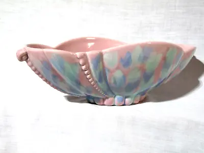 Vintage Royal Haeger Center Console Bowl Mauve Agate Mid Century R476 1950s 15  • $20