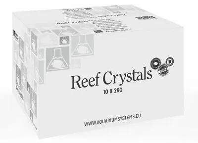 Reef Crystals Marine Reef Salt 4 8 20 & 40kg Packed In 2kg Bags Aquarium Systems • £251.75