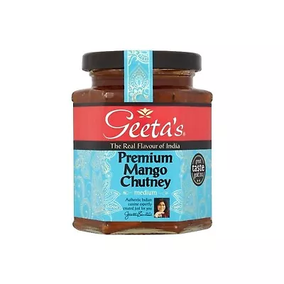 Geeta's Premium Mango Chutney (320g) - Pack Of 2 • £13.51