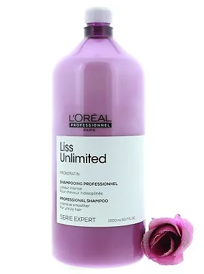 Jumbo Loreal Prokeratin Shampoo 1500ml Intensive Smoother Unruly Frizzy Hair • £24.99