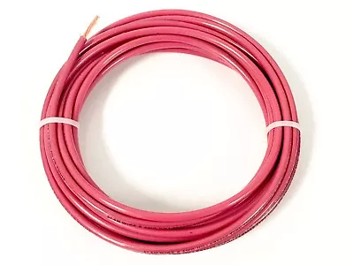 50' Feet Thhn Thwn-2 8 Awg Gauge Red Stranded Copper Building Wire Vw-1 • $45.92