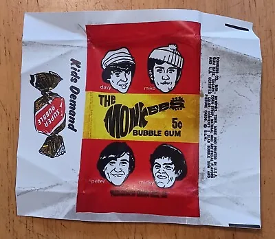 1967 Monkees - Sepia- 5 Cent Wrapper- REPRINT • $7.99