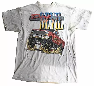 Vintage Racing Dirt Devil Monster Truck Tee Shirt 1992 • $25