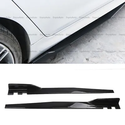 For Mazda Mx-5 Miata 46  Side Skirt Extension Rocker Panel Splitter Black • $50