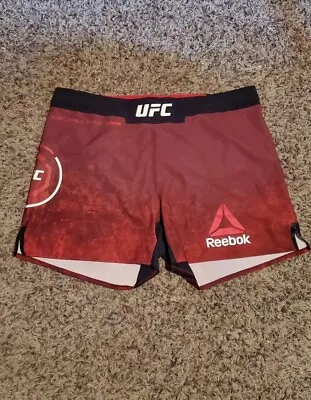 UFC Reebok Men’s Shorts Red Size 38 Fight BJJ MMA Never Worn NWOT • $75