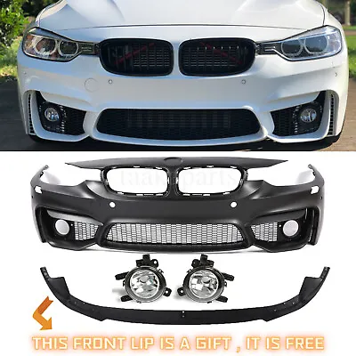 Unpainted F30 M3 Style Front Bumper Cover Kit For BMW F30 F31 3 Series 2012-2019 • $398.05