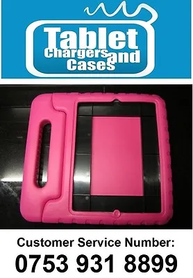 Pink Strong Anti Shock Ipad Case Cover Stand For Girls Kids Robust Design • £19.95
