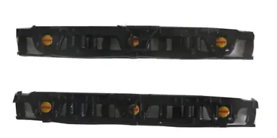 Pair Bachmann Class 37/Deltic Loco Bogie Sideframes Yellow Redstripe Axleboxes • £4.99