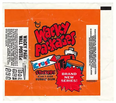 1974 Topps Wacky Packages 8th Series 8 WAX PACK WRAPPER 0-465-21-02-4 • $4.59