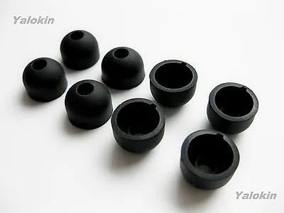 NEW 8pcs SMALL BLACK ADAPTERS EARBUDS TIPS MOTOROLA S10-HD HEADSETS • $12.99