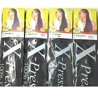 X-PRESSION Ultra Hair Braid (Braiding) Extension (Choice Of Colours) • £5.99
