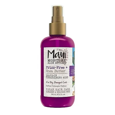 Maui Moisture Frizz Free + Shea Butter Hair Styling Leave-In Conditioning Mist • $10.48