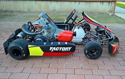 Factory Kart Shifter Chassis + 175cc IAME X30 SSE Super Shifter Engine 49HP • $7500