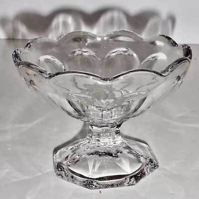 Heisey Colonial/Puritan (#341) 4 1/4  Open Low-Footed Jelly/Compote Diamond  H  • $18.90