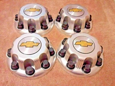 $68.99 • Buy 4pcs. 8 LUGS CHEVY EXPRESS VAN 2500 3500  CENTER HUB CAPS MATTE FINISH