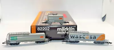 Z Scale Marklin 82202 Set Of 3 Tank Cars BP & Wascosa Original Box • $219.42