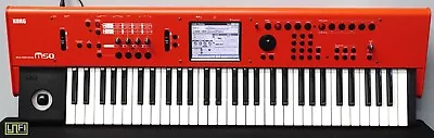 Korg M50 Rare Red Polyphonic Digital Synthesiser W/ Effects Arp & More! • $1029