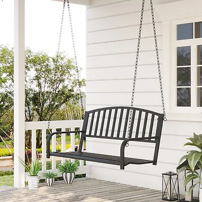Patio Porch Hanging Swing Chair Garden Deck Yard Bench Seat Outdoor Furniture • £64.99