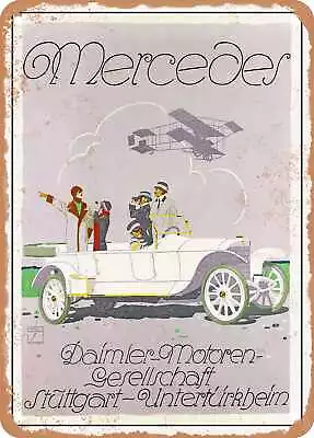 METAL SIGN - 1914 Mercedes Daimler Motor Company Vintage Ad • $18.66