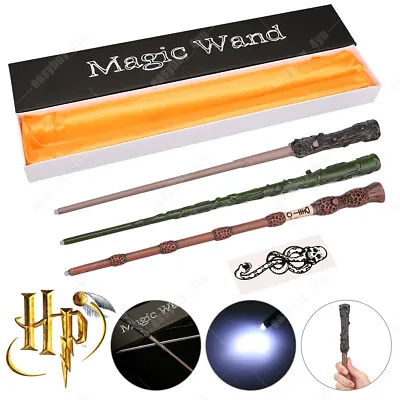 Harry Potter LED Magic Wand Cosplay Hermione Dumbledore Magical Wand W/ Boxed • $15.99