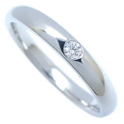 HARRY WINSTON WBDPRDBZ3MM Round Cut Marriage Platinum950 Ring Size 7.25 /291230 • $762.66