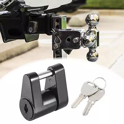 1/4  Car Hitch Pin Lock Trailer Hitch Lock Trailer Hitch Receiver Set Black • $14.29