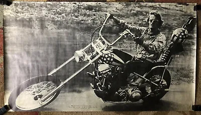 Vintage Poster Peter Fonda Easy Rider Poster Of The Month 1968 Movie Pinup • $195.95