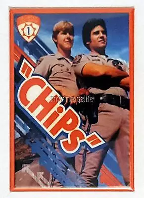 CHiPs TV Show 2  X 3  Fridge Magnet Art Vintage 70's & 80's Nostalgia • $8.25