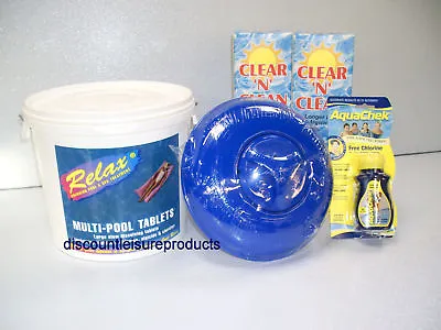 Swimming Pool Chemical Starter Kit/Set D 24ft Pools • £84.99