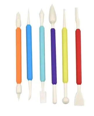 6 Pcs Decorating Tool Set Cake Cupcake Decorating Equipment Modelling Sugar • £6.26