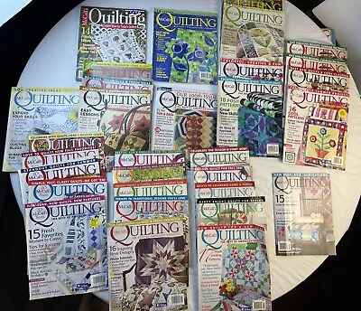 McCall's Quilting-The Best Of American Quilting-Lot Of 32 Magazines-2002 - 2016 • $30
