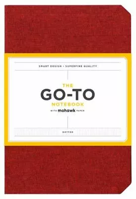 Go-To Notebook With Mohawk Paper Brick Red Dotted • $10