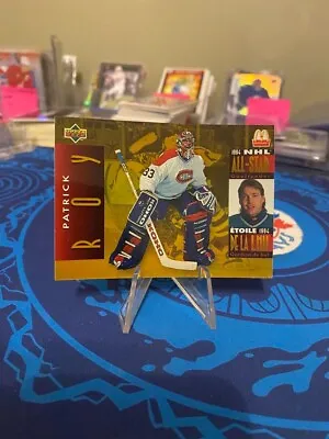 1994-95 UPPER-DECK MCDONALD'S NHL  ALL-STARS PATRICK ROY McD 04 MONTREAL • $1.15