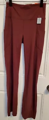 Marika Women's Red Yoga Pants High-Rise Pocket - SMALL • $19.95