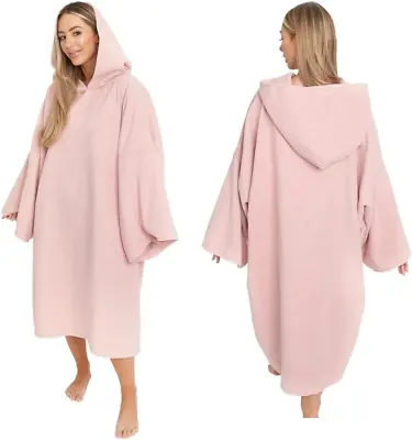 Brentfords Towel Poncho Adult Hooded Large Bath Swimming Surf Beach Absorbent Mi • £18.03