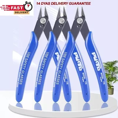 01 Pcs/ Electrical Wire Cable Cutters Cutting Side Snips Steel Diagonal Pliers • $0.32