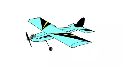 Mini Bird High Wing 30  WS R/C Airplane Laser Cut Balsa Ply Short Kit W/ Plans • $142.99