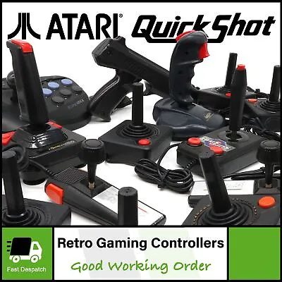 Retro Joysticks Controllers Atari Amiga C64 & More Good Working Order • $40.32